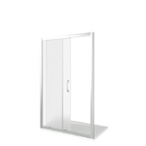 Душевая дверь GOOD DOOR Latte  WTW 130 белый, стекло рифленое