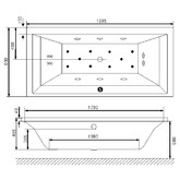 Акриловая ванна Excellent Crown Grand 190x90