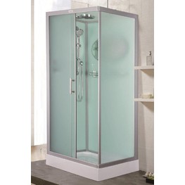 Душевая кабина Esbano ES-108CKR 1000x800 хром матовый, рифленое стекло 