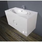 Тумба подвесная BelBagno Onda Bianco Lucido 100 см  белый 