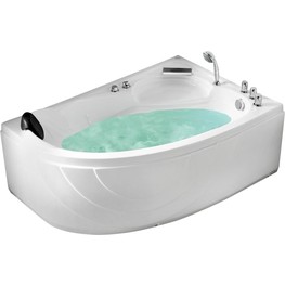 Акриловая ванна Gemy G9009 B R 150x100 с гидромассажем