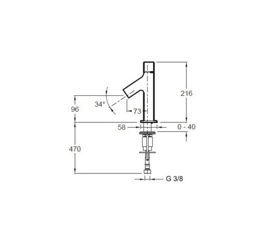 Смеситель для раковины Jacob Delafon Talan E10378RU-CP