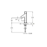 Смеситель для раковины Jacob Delafon Talan E10378RU-CP