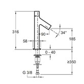 Смеситель для раковины Jacob Delafon Talan E10379RU-CP