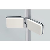 Душевой угол Wasserkraft Aller White 10H07LW 1200x900 хром/белый, прозр.стекло 