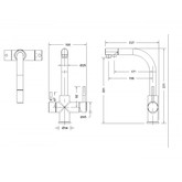 Смеситель для кухни Bravat Palase F729261CP-RUS