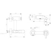 Смеситель для ванны Bravat Waterfall F673107C-01