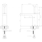 Смеситель для раковины Bravat Spring F179113C