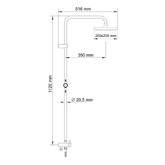 Душевая система Wasserkraft  A040 бронза