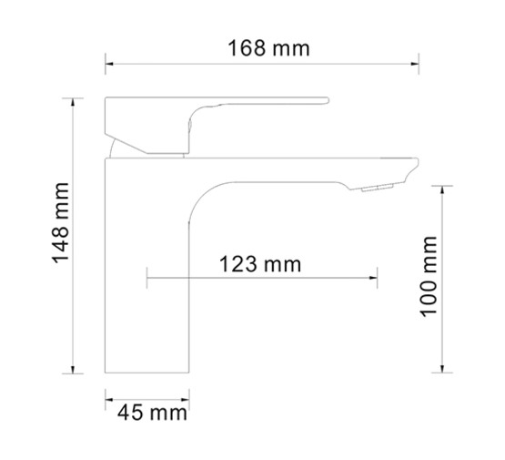 Смеситель для раковины Wasserkraft Dinkel 5803