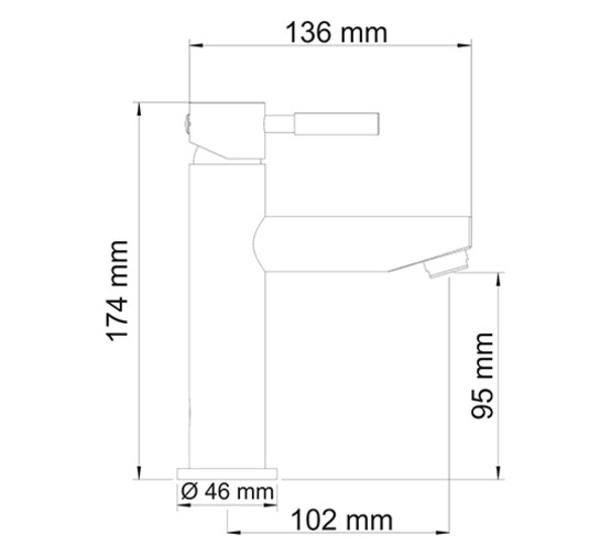 Смеситель для раковины Wasserkraft Main 4104