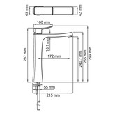 Смеситель для раковины Wasserkraft Aller 1063H