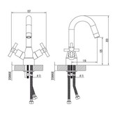 Смеситель для раковины Lemark Neo LM2207C