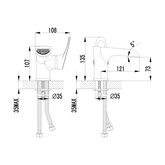 Смеситель для раковины Lemark Omega LM3146C 