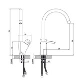 Смеситель для кухни Lemark Atlantiss LM3205C 