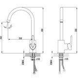 Смеситель для кухни Lemark Mars LM3505C 