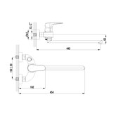 Смеситель для ванны Lemark Shift LM4317C