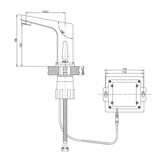 Смеситель для раковины Lemark Project LM4655CE