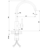 Смеситель для кухни Lemark Expert LM5078S хром матовый