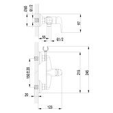 Гигиенический душ  Lemark Pramen LM3318B со смесителем бронза