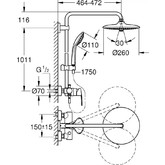 Душевая система Grohe Euphoria 260 27473001 со смесителем хром