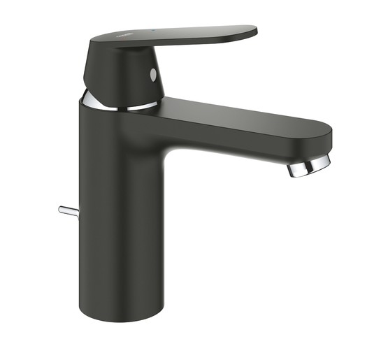 Смеситель для раковины Grohe Eurosmart Cosmopolitan 23325KW0 черный сатин донным клапаном