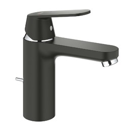 Смеситель для раковины Grohe Eurosmart Cosmopolitan 23325KW0 черный сатин донным клапаном