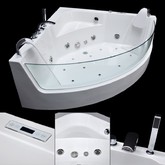 Акриловая ванна Grossman GR-15015 150*150 с гидромассажем