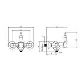 Смеситель для душа Boheme Imperiale Ripresa 324 золото