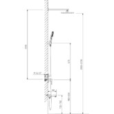 Душевая система Timo Selene SX-3069/00SM-1013 со смесителем хром