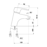 Смеситель для раковины Timo Beverly 0051F черный