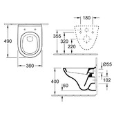 Унитаз подвесной Villeroy & Boch O'Novo 5688H101 alrin  микролифт