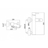 Смеситель для ванны Paffoni Light LIG022CR хром