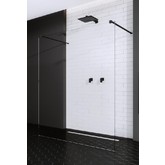 Душевая перегородка Radaway Modo I New Black 120 1200x2000 черный, прозр.стекло