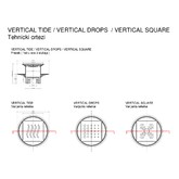 Трап сливной Pestan Confluo Standard Vertical Drops 15 см вертикальный