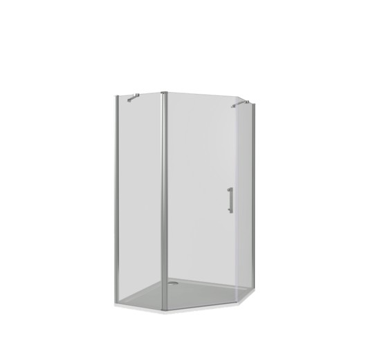 Душевой угол GOOD DOOR Mokka PNT-90-C-WE 900x900 белый,прозр. стекло 