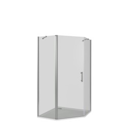 Душевой угол GOOD DOOR Mokka PNT-90-C-WE 900x900 белый,прозр. стекло 