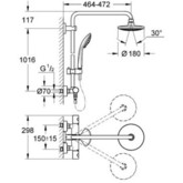 Душевая система Grohe Euphoria System 260 27615001 термостат хром