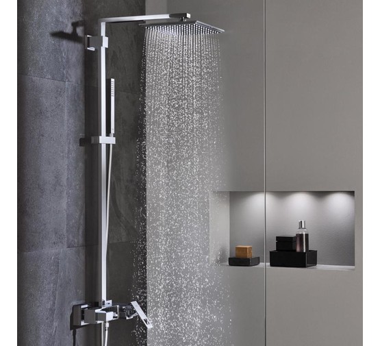 Душевая система Grohe Euphoria Cube System 230 23147001 со смесителем хром