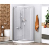 Душевой угол Wasserkraft Lippe 45S24 1200x900 хром, прозр.стекло 