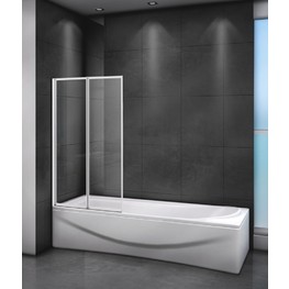 Шторка для ванны Cezares RELAX-V-2  800x1400 серый, прозр.стекло 