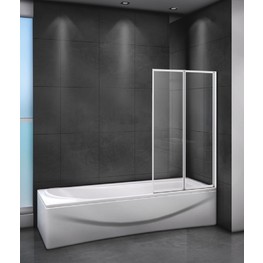 Шторка для ванны Cezares RELAX-V-2-P-R  800x1400 серый, текст.стекло 