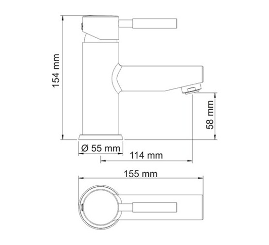 Смеситель для раковины Wasserkraft Main 4103