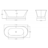 Акриловая ванна BelBagno BB402-1700-790 170x79