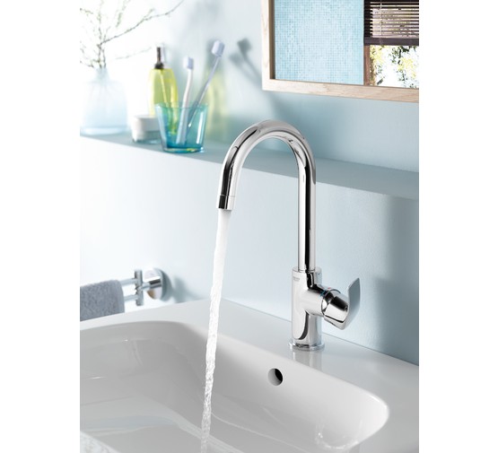 Смеситель для раковины Grohe Eurosmart New 23537002 с донным клапаном