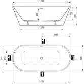 Акриловая ванна Ravak Solo 178*80