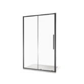 Душевая дверь GOOD DOOR IDEA WTW-110-C-B черный, стекло прозрачное