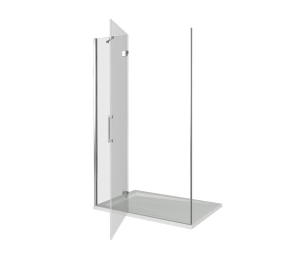 Душевая дверь GOOD DOOR Saturn WTW-110-C-CH-L хром, стекло прозрачное