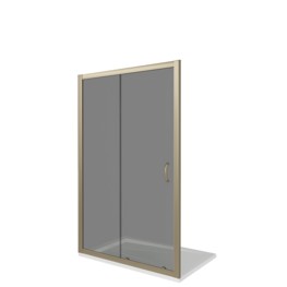 Душевая дверь GOOD DOOR Jazze WTW-110-B-BR бронза, стекло тонированное