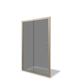 Душевая дверь GOOD DOOR Jazze WTW-120-B-BR бронза, стекло тонированное